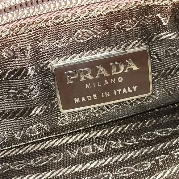 Prada Hand Bag Green Nylon #77090P10 - Picture 7 of 9